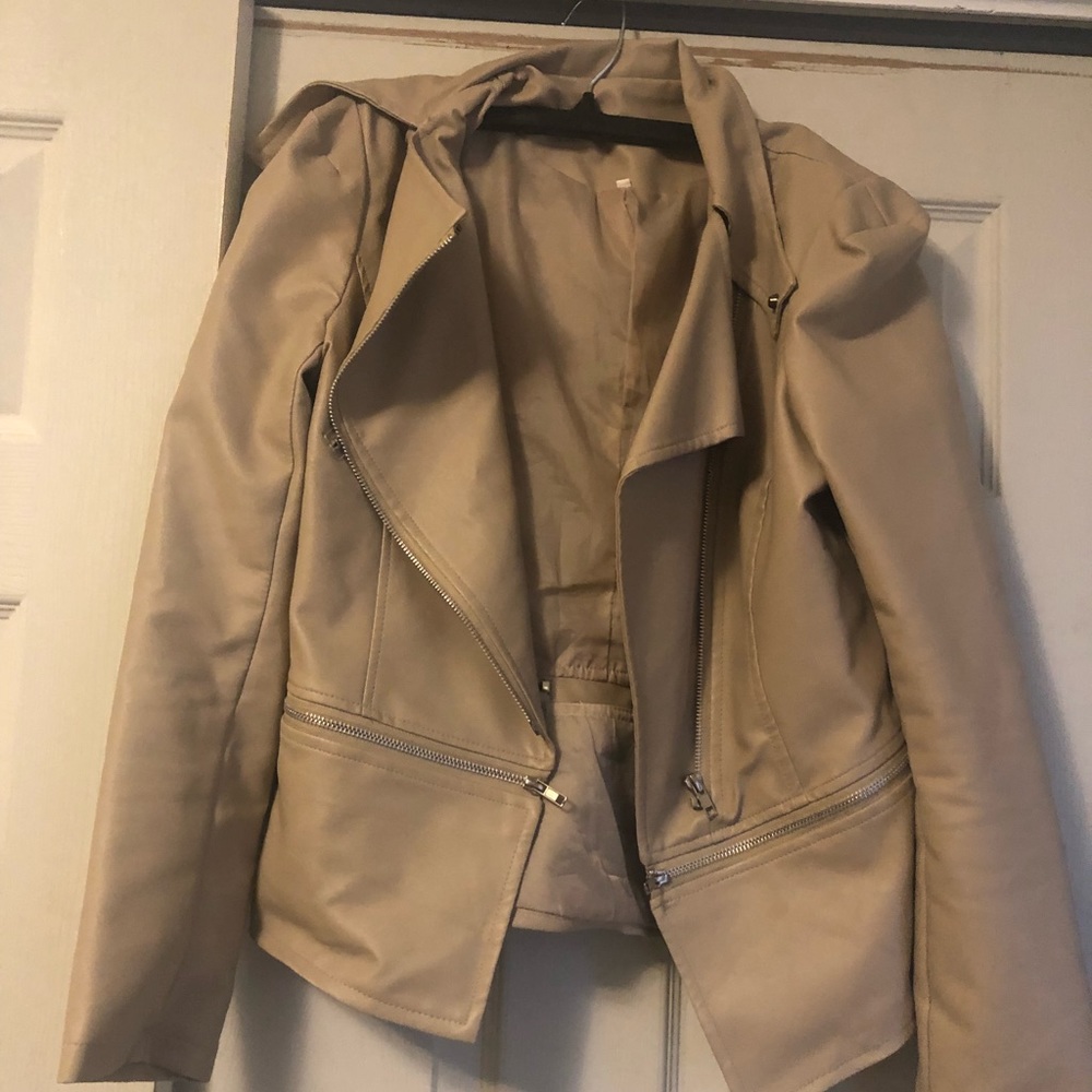 Vegan leather jacket